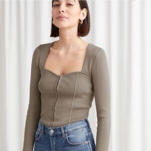 And other stories corset cardigan (M)